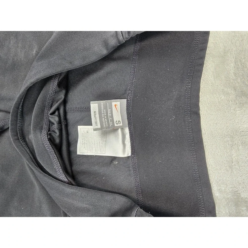 Nike Fit Dry Women Black Wide Leg Yoga Pants Athletic Training Sweats Size Small